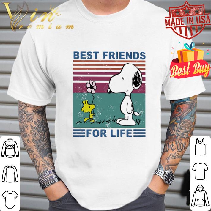 Vintage Snoopy And Woodstock Best Friends For Life shirt