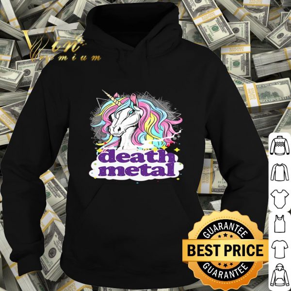 Unicorn death metal LGBT shirt