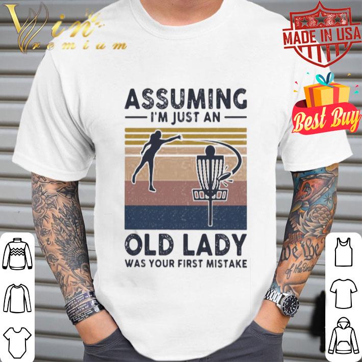 Disc Golf Old Lady Was Your First Mistake Vintage.png