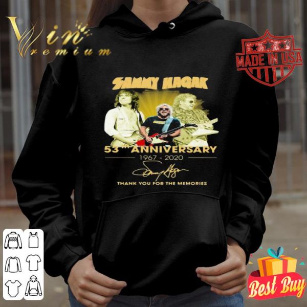 Sammy Kagak 53th anniversary 1967-2020 signature shirt
