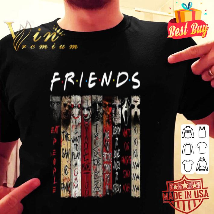 Friends Halloween Movie Horror Characters shirt