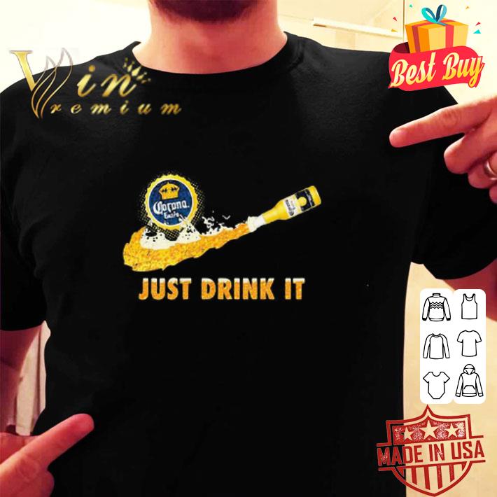 Corona Extra Nike Logo Just Drink It shirt