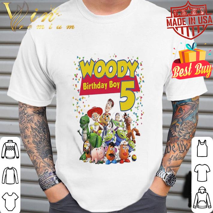 Toy Story Woody Birthday Boy 5 shirt