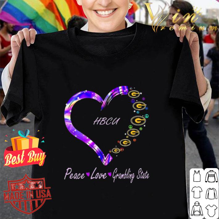 HBCU peace love Alcorn State Braves shirt