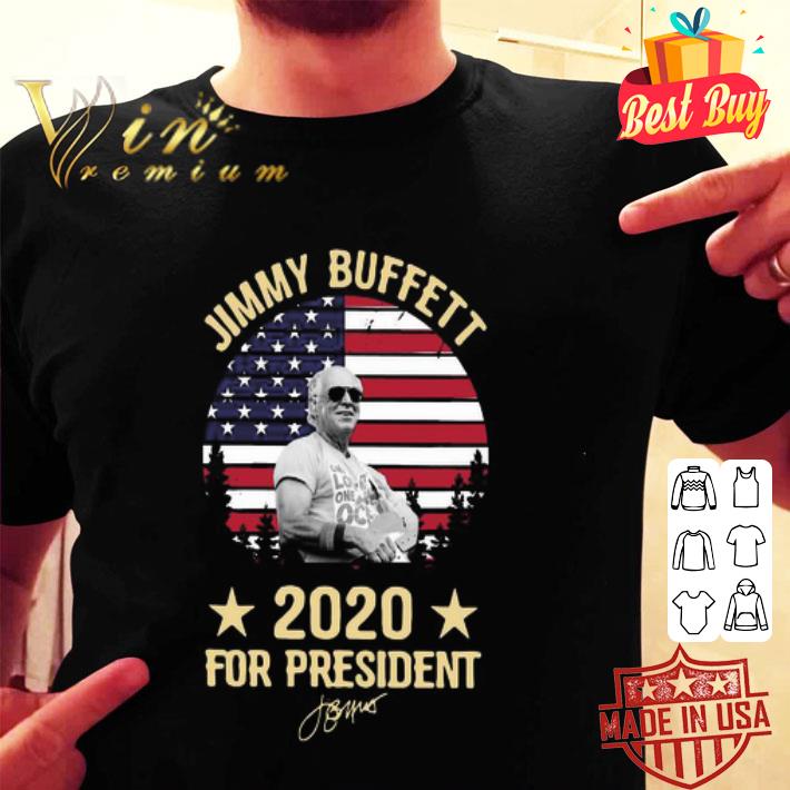Jimmy Buffett 2020 For President shirt