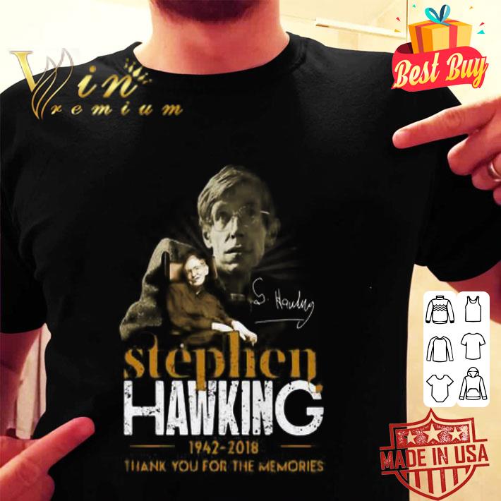 Stephen Hawking 25th anniversary 1995-2020 signatures shirt