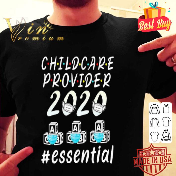 Child Care Provider 2020 Mask Essential Coronavirus shirt