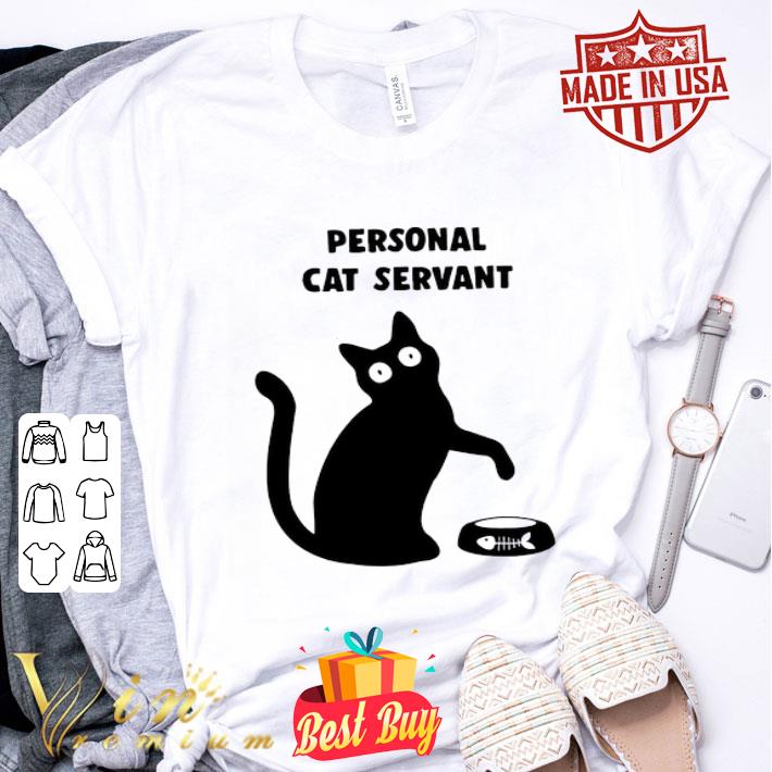 Black cat personal cat servant shirt