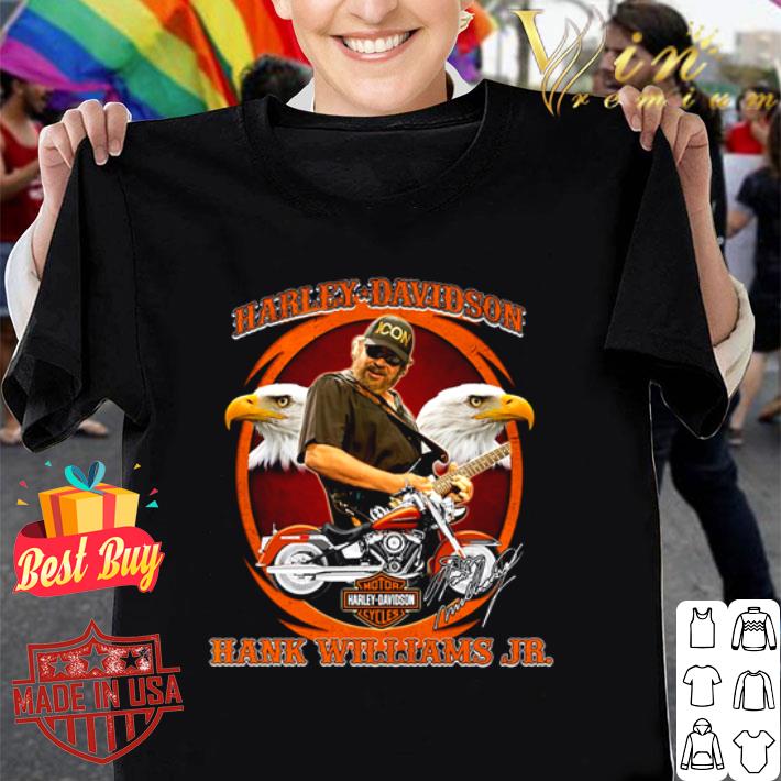 Harley Davidson mashup Hank Williams Jr shirt