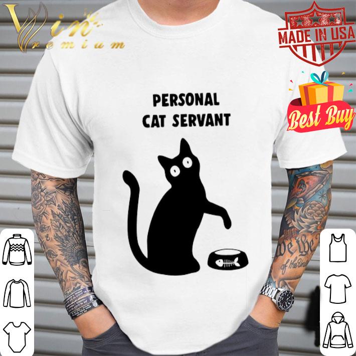 Black cat personal cat servant shirt