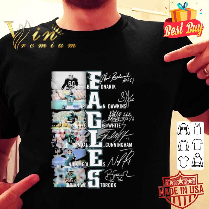 Philadelphia Eagles Team Players Signatures shirt