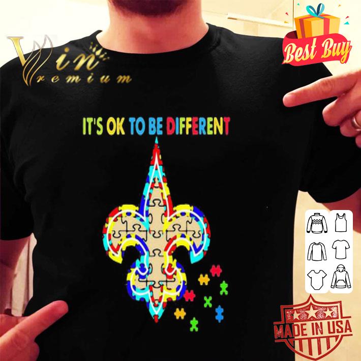 Autism Awareness Saints It’s Ok To Be Different New Orleans Saints shirt