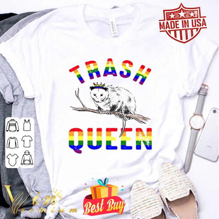 LGBT Raccoon Possum Trash Queen shirt