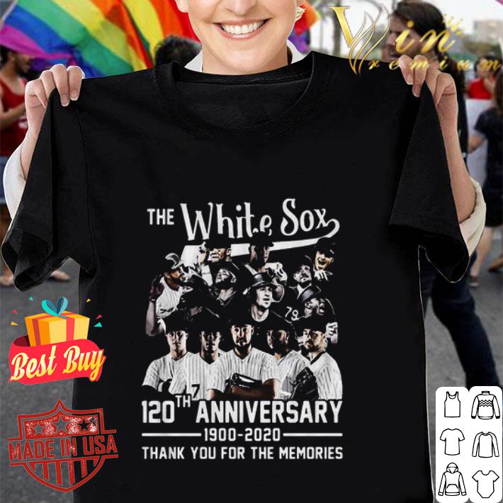 The Chicago White Sox team baseball 120th Anniversary 1900-2020 shirt