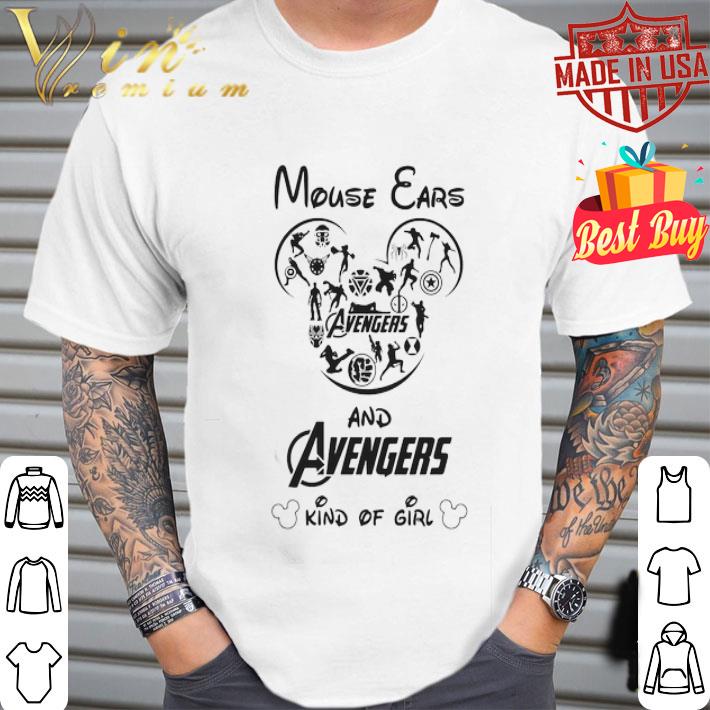 Disney Mickey Mouse Ears And Avengers Kind Of Girl shirt