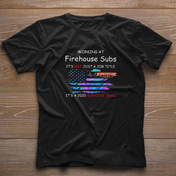 Premium Working At Allstate It’s Not Just A Job Title It’s A 2020 Survival Skill American Flag shirt