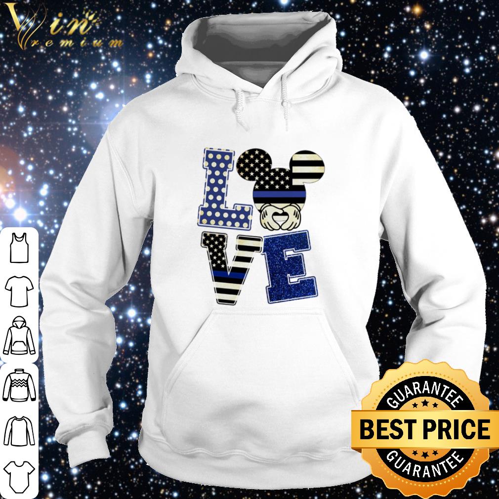 Best Love Disney Mickey mouse and Thin Blue Line flag shirt 08c6c2d6 best love disney mickey mouse and thin blue line flag shirt 4 - Best Love Disney Mickey mouse and Thin Blue Line flag shirt
