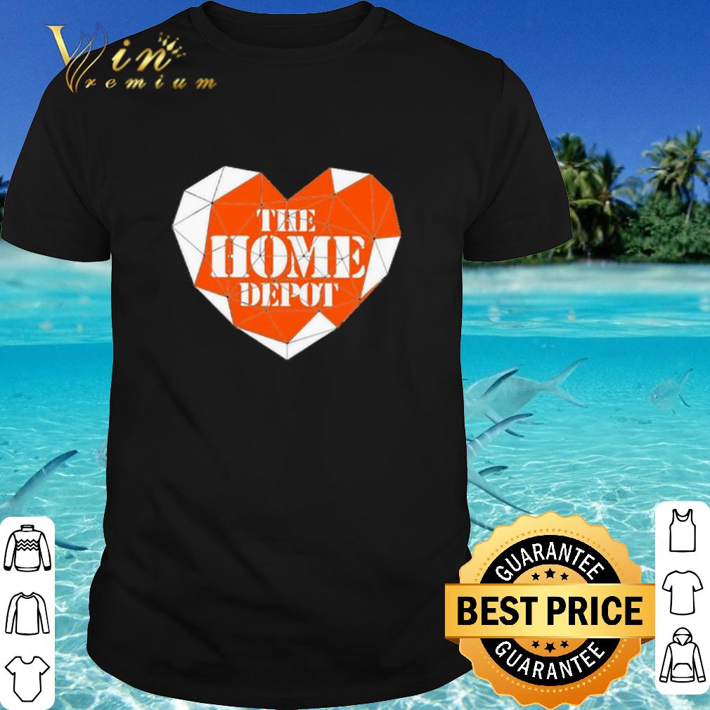 Top The home depot heart diamond shirt