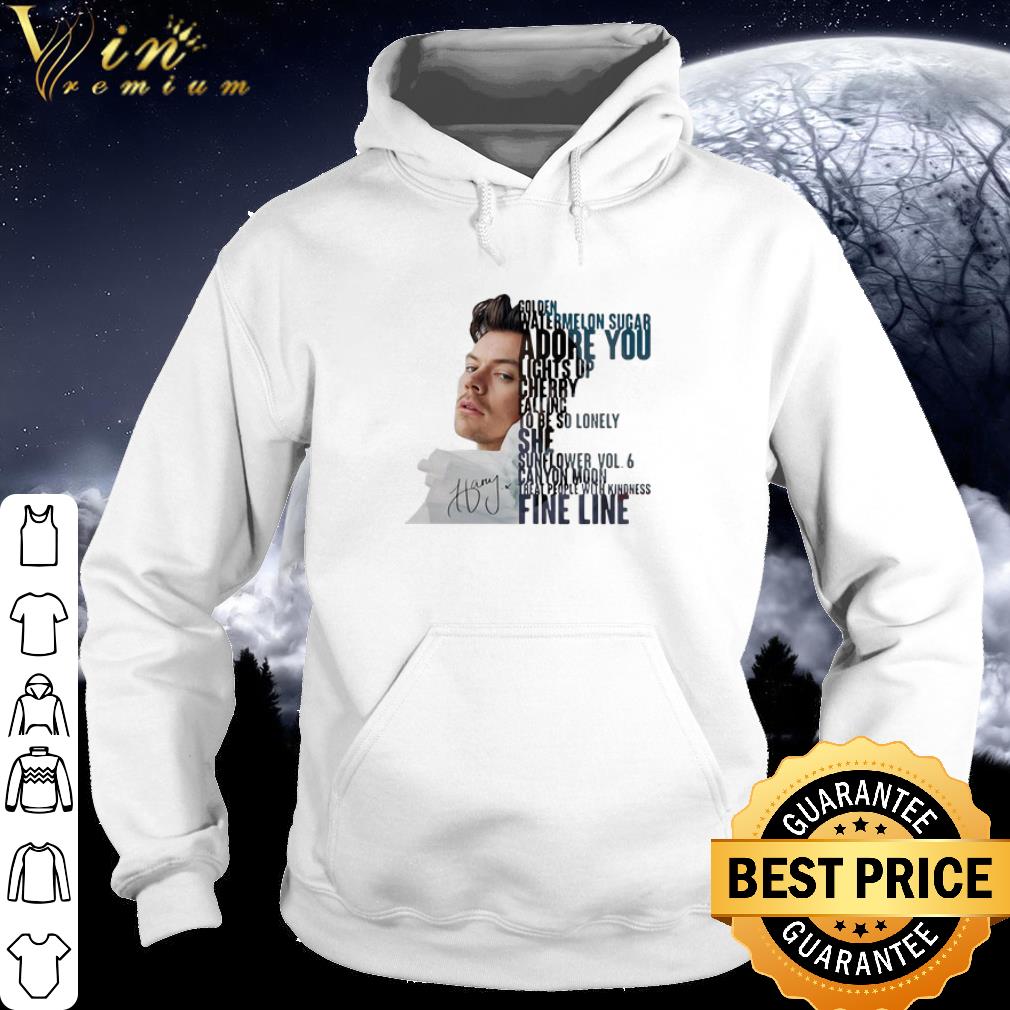 1359f80e pretty harry styles signature watermelon sugar lyrics shirt 4 - Pretty Harry Styles Signature Watermelon Sugar Lyrics shirt