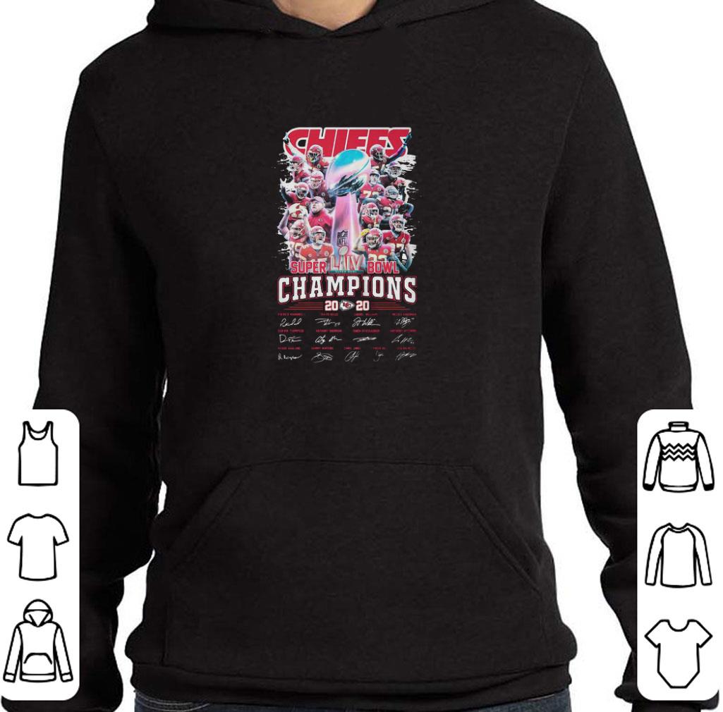 1469475d official kansas city chiefs football super liv bowl champios 2020 signatures shirt 4 - Official Kansas City Chiefs Football Super Liv Bowl Champios 2020 Signatures shirt