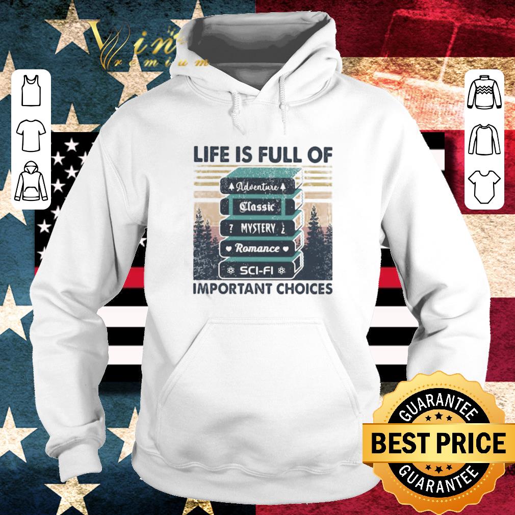 1915a22b official sunset life is full of important choices adventure classic mystery romance sci fi shirt 4 - Official Sunset Life Is Full Of Important Choices Adventure Classic Mystery Romance Sci-fi shirt