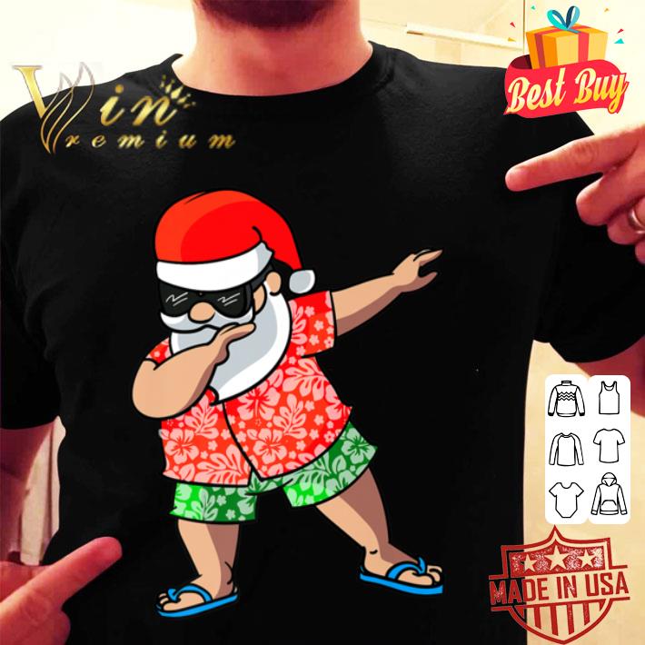 Dabbing Santa Christmas In July Hawaiian Shirt Gift