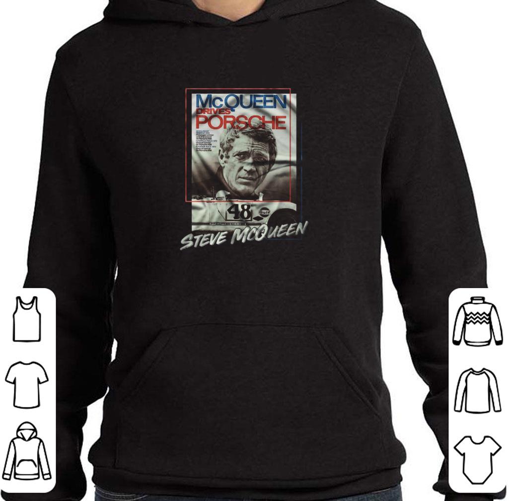 2450c5de official mcqueen drives porsche 48 steve mcqueen poster shirt 4 - Official Mcqueen Drives Porsche 48 Steve Mcqueen Poster shirt