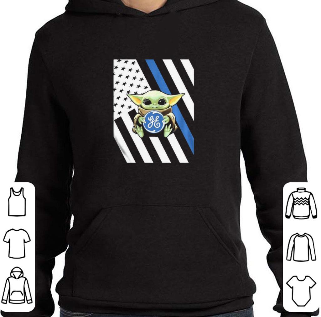 2527e614 funny baby yoda hug general electric american flag shirt 4 - Funny Baby Yoda hug general electric American flag shirt