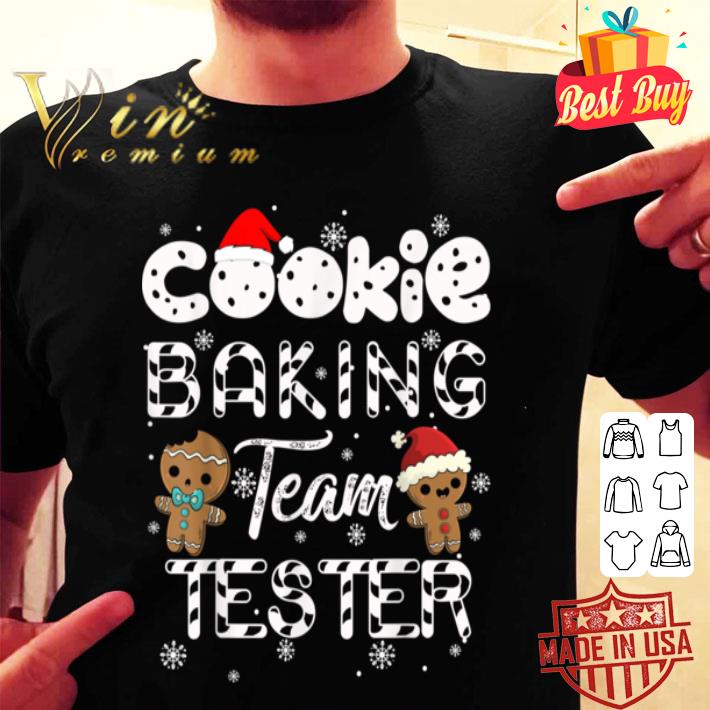Cookie Baking Team Tester Gingerbread Christmas T-Shirt
