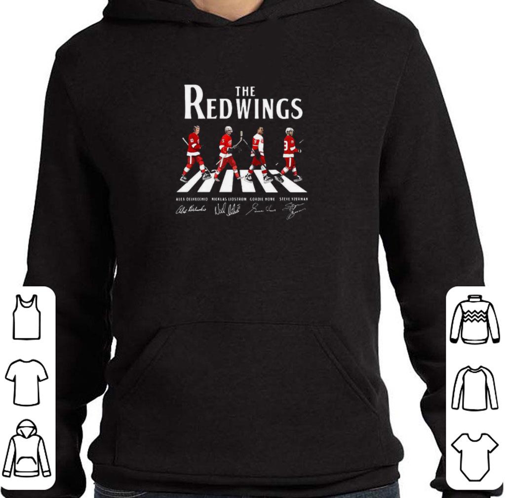 2c02bfe1 awesome the red wings hockey team abbey road signatures shirt 4 - Awesome The Red Wings Hockey Team Abbey Road Signatures shirt