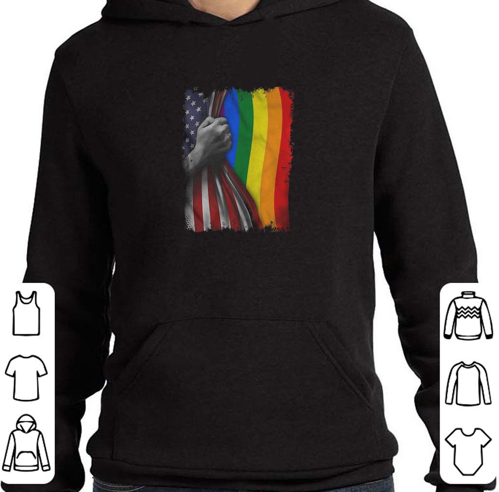 2c211620 official hand open american flag lgbt flag 4th of july independence day shirt 4 - Official Hand Open American Flag LGBT Flag 4th Of July Independence Day shirt