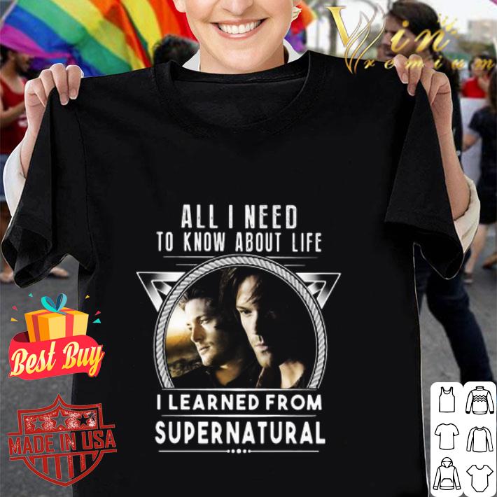 Driver Picks The Music Shotgun Shuts His Cakehole Supernatural Logo shirt