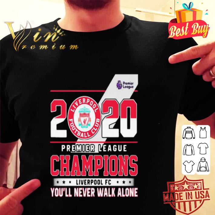 2020 premier league champions liverpool fc you’ll never walk alone stars shirt