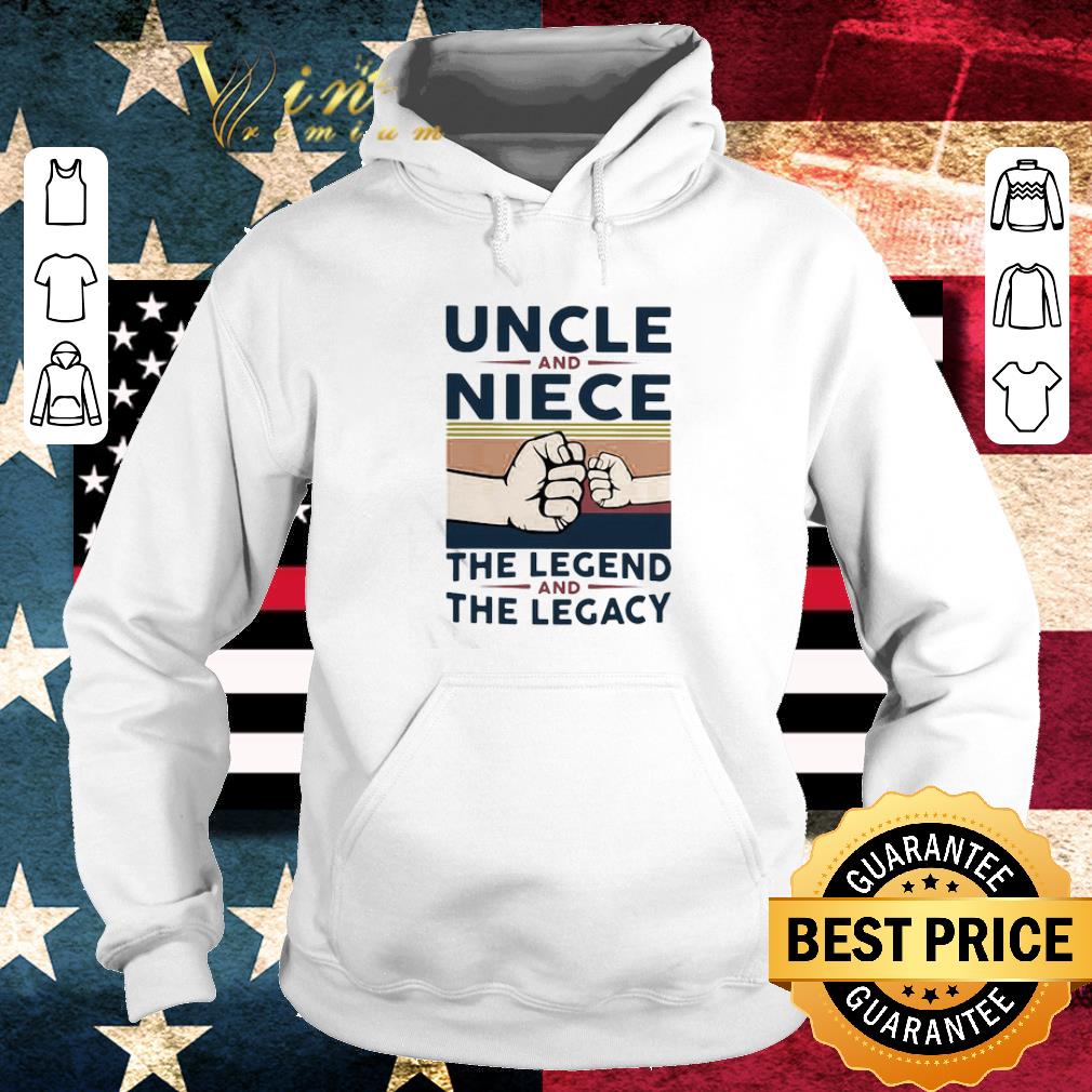 4e9ccd1e awesome uncle and niece the legend and the legacy vintage shirt 4 - Awesome Uncle and niece the legend and the legacy vintage shirt