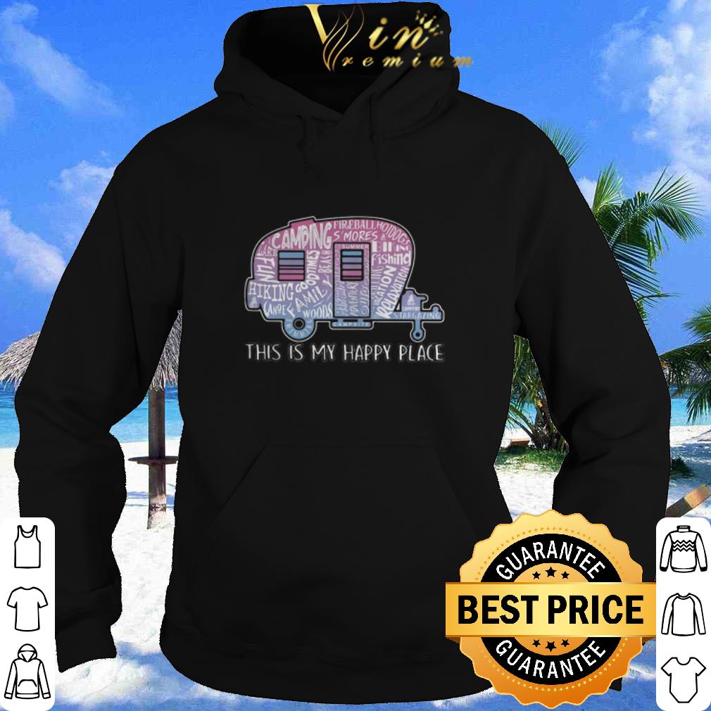 6a505b9e nice this is my happy place camping hiking pink shirt 4 - Nice This Is My Happy Place Camping Hiking Pink shirt