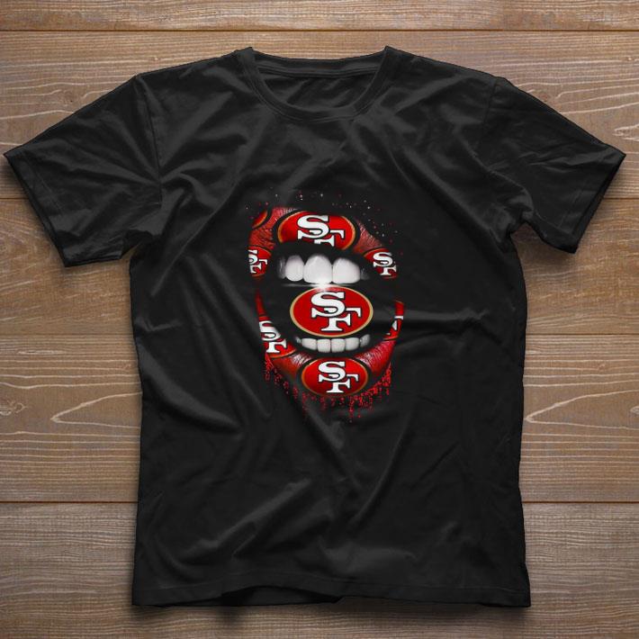 Funny Lips san francisco 49ers football shirt