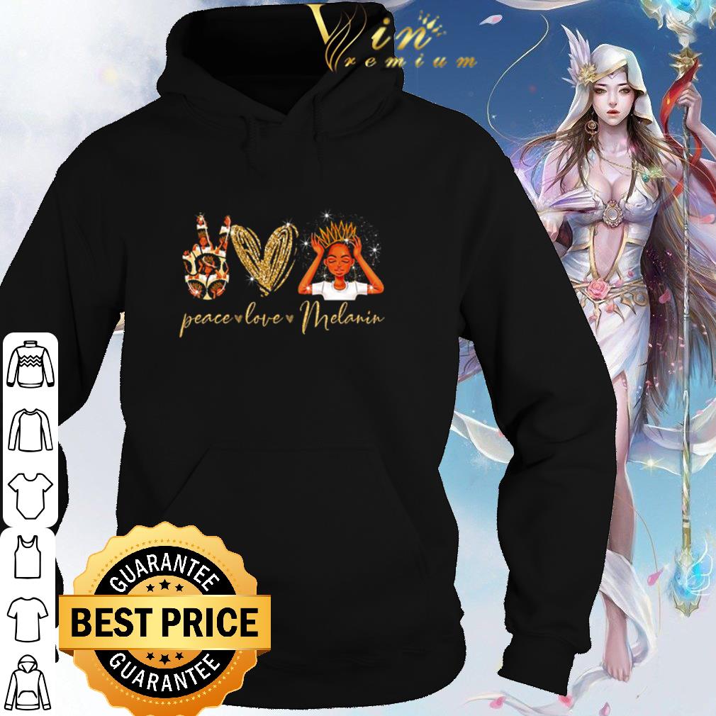 7e19b202 premium diamond peace love melanin black girl shirt 4 - Premium Diamond Peace Love Melanin Black Girl shirt
