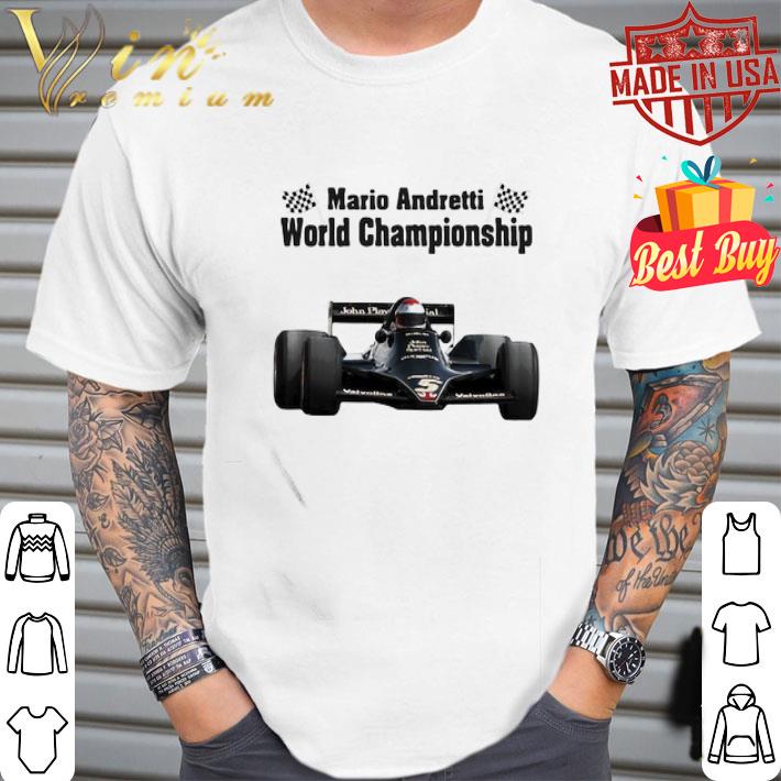 Mario Andretti World Championship Flag shirt