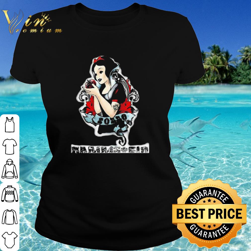 Cool Disney Snow White Rammstein Band shirt