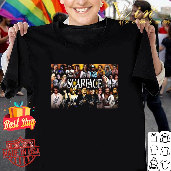 Scarface Movie Characters Signatures Poster shirt