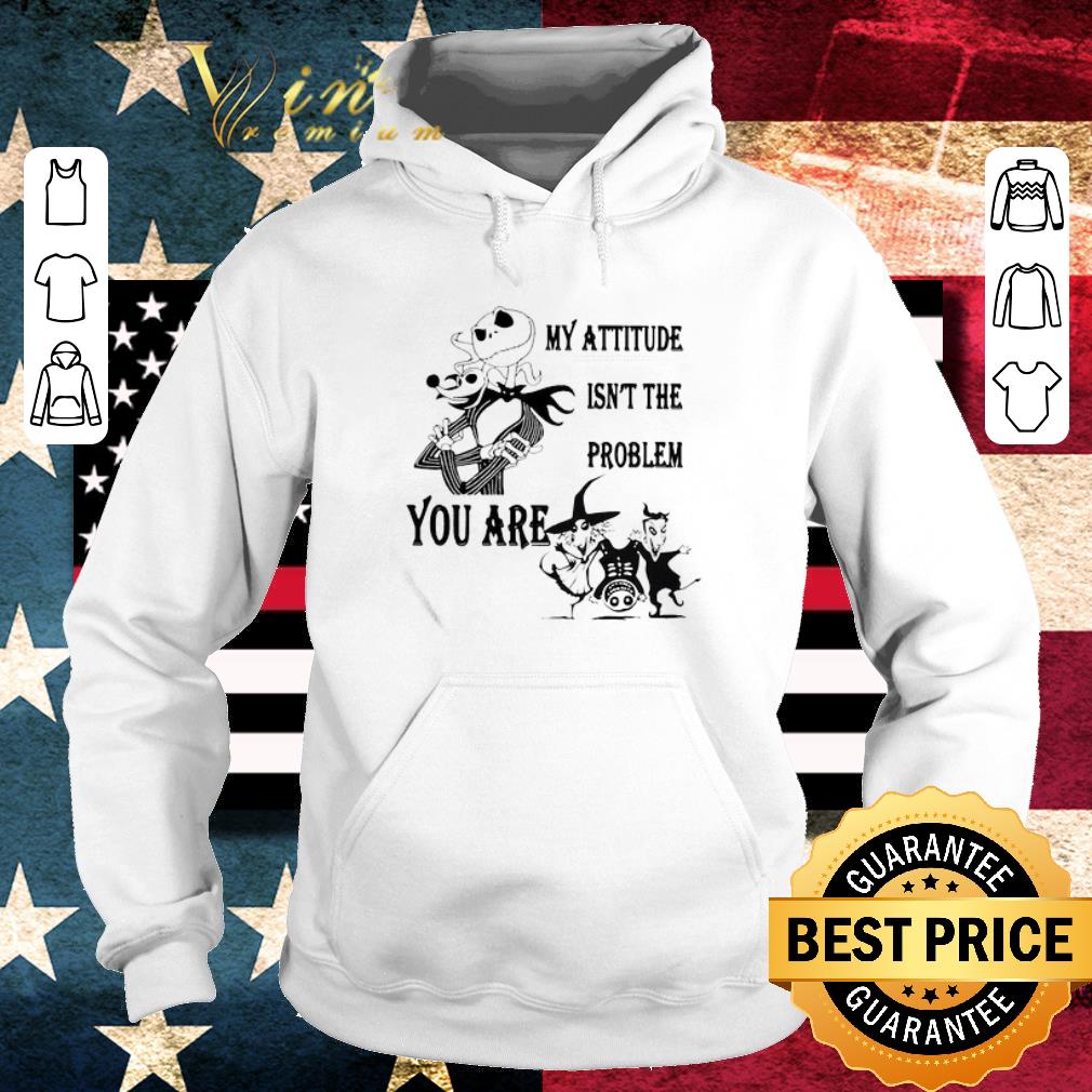a9c7fb12 hot jack skellington and zero my attitude isn t the problem you are shirt 4 - Hot Jack Skellington and Zero My Attitude Isn’t The Problem You Are shirt