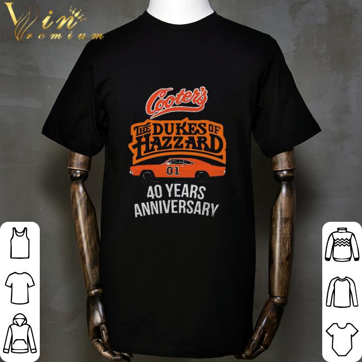Cooter’s The Dukes Of Hazzard 40 Years Anniversary shirt