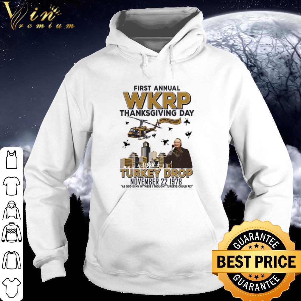 b56d11cb top thanksgiving day first annual wkrp turkey drop november 22 1978 shirt 4 - Top Thanksgiving Day First Annual WKRP Turkey Drop November 22 1978 shirt