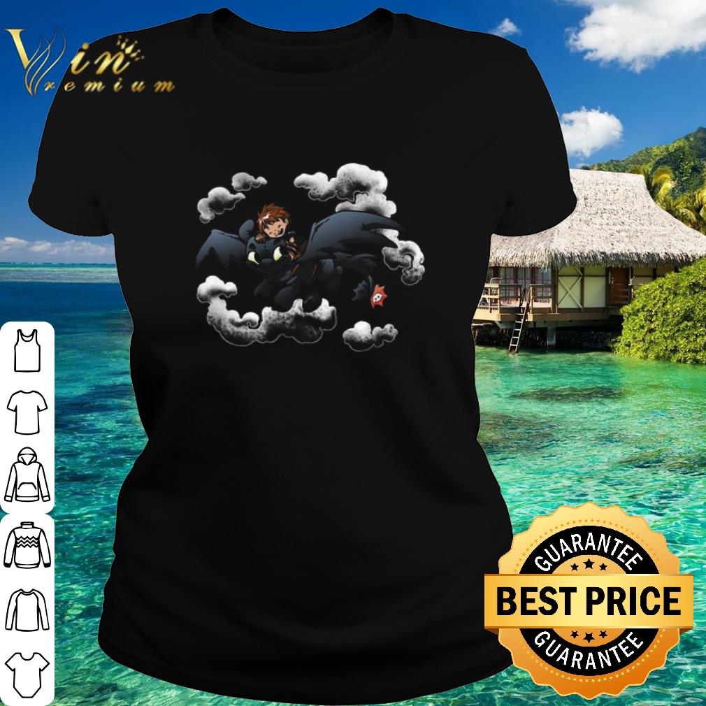 Cool Toddler boys’ riding toothless dragon shirt