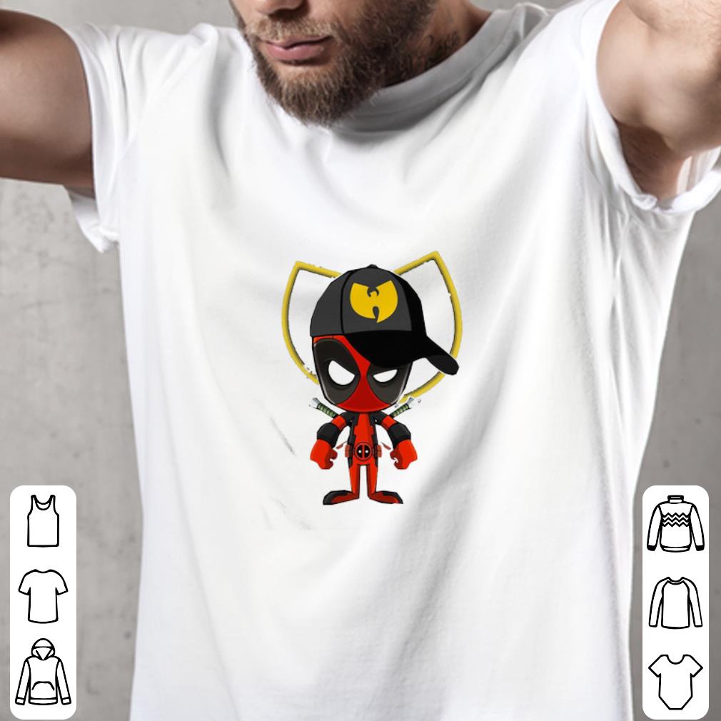 Hot Deadpool wu-tang logo shirt