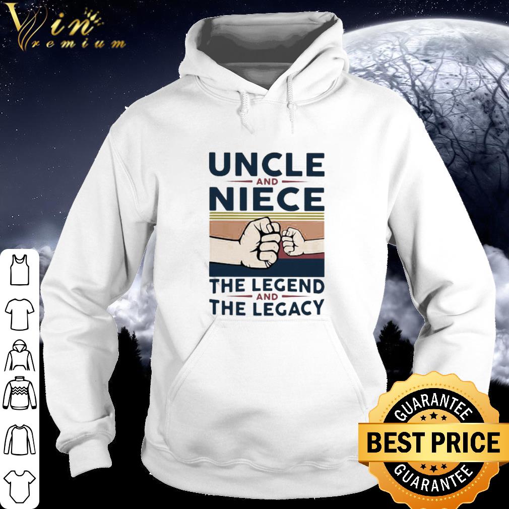 bd4f34dd best uncle and niece the legend and the legacy vintage shirt 4 - Best Uncle and niece the legend and the legacy vintage shirt