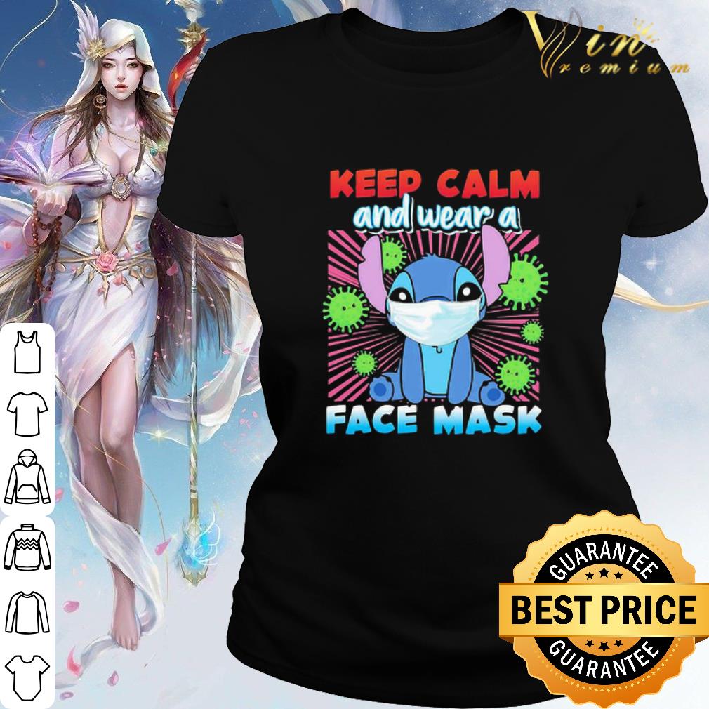Best Disney Stitch Mask Keep Calm And Wear A Face Mask Covid-19 shirt