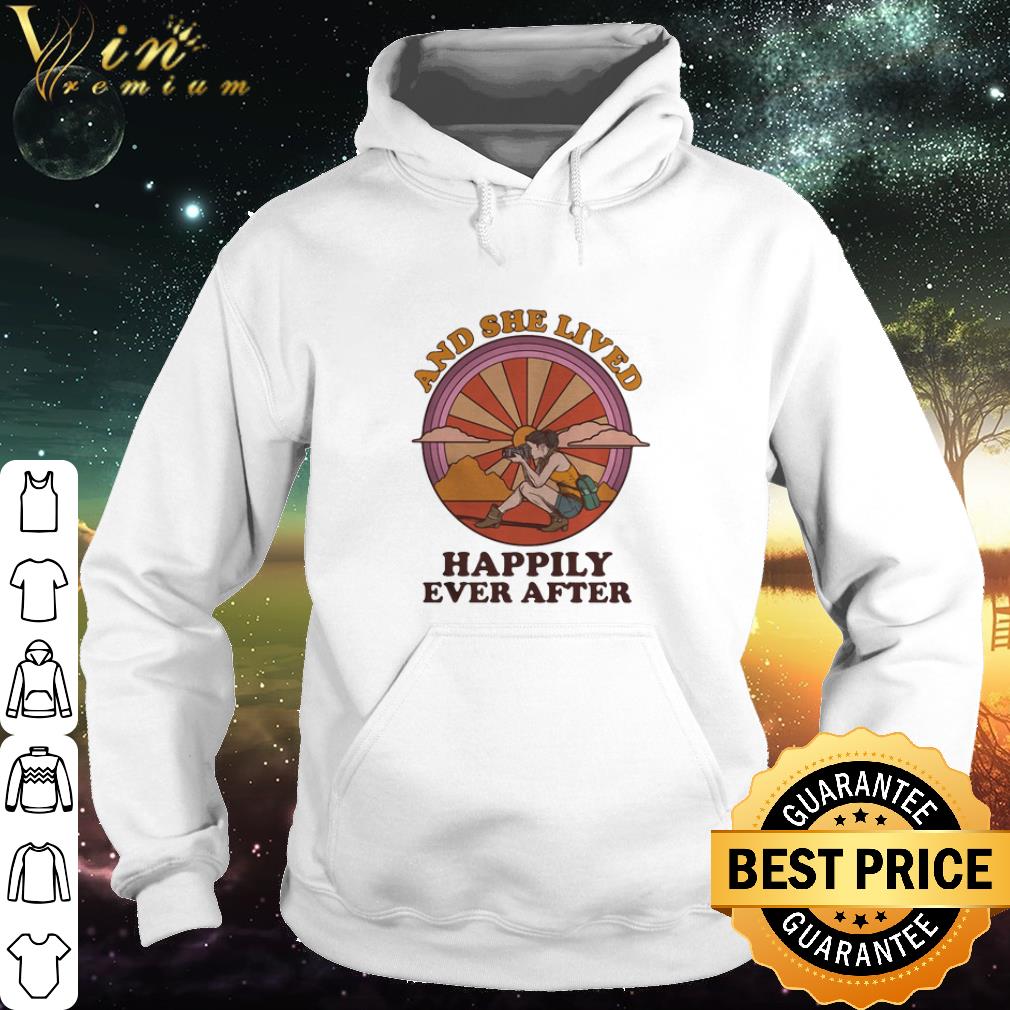 ce8e28cf official photographer and she lived happily ever after sunset shirt 4 - Official Photographer And She Lived Happily Ever After Sunset shirt
