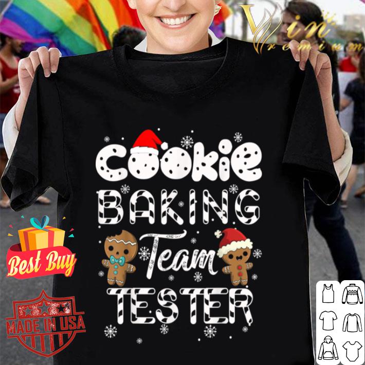 Cookie Baking Team Tester Gingerbread Christmas T-Shirt