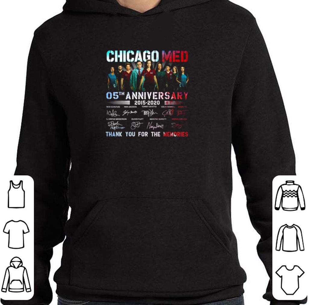 d34e108f original chicago med 05th anniversary signatures thank you for the memories shirt 4 - Original Chicago Med 05TH anniversary signatures thank you for the memories shirt
